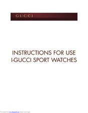 i gucci manual